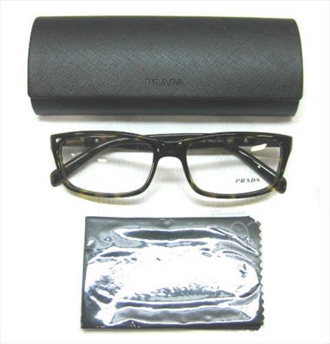 Prada Vpr02o Men S Tortoise Rectangular Designer Eyeglass