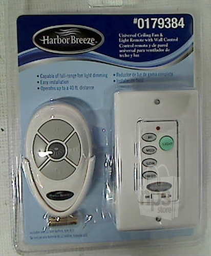Harbor Breeze 0179384 Universal Remote for Ceiling Fan ...