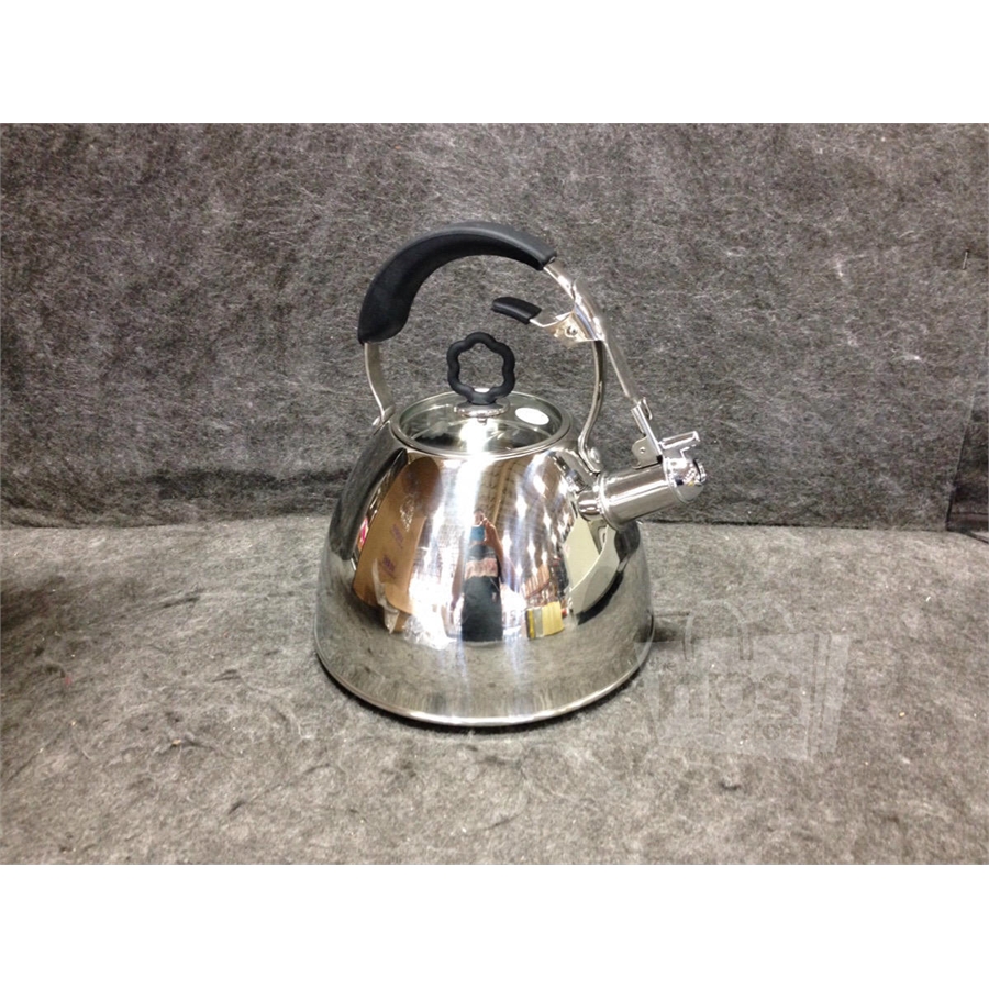 Princess House 6892 Whistling Kettle, Capacity 2.5qt, 18/10 Stainless