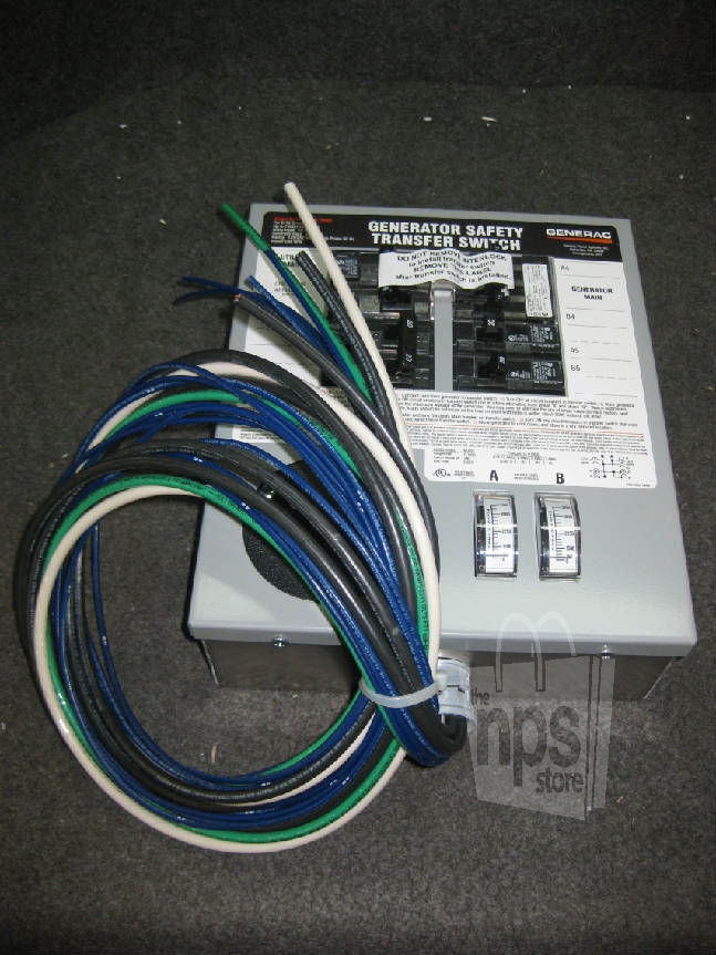 Generac 6294 Transfer Switch Kit for Portable Generators 60Hz 30A 7500W