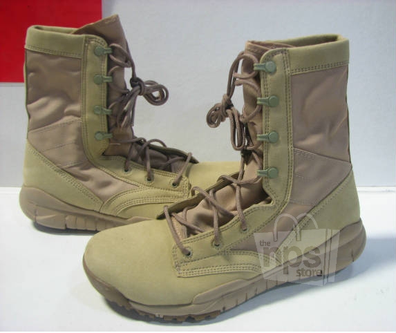 tan nike combat boots