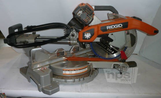 Ridgid Ms255sr 10 Sliding Compound Miter Saw With Dual Laser Guide Ebay 