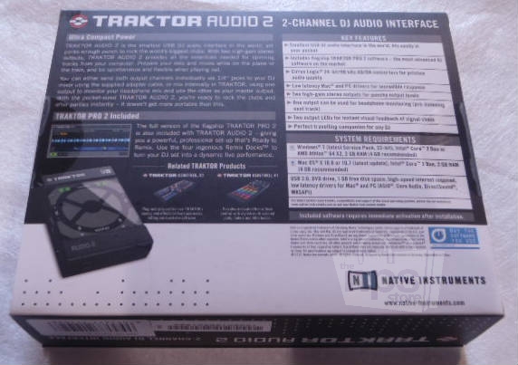 Native TRAKTOR-AUDIO-2 Native Traktor Audio 2-Ultra Compact DJ Audio ...