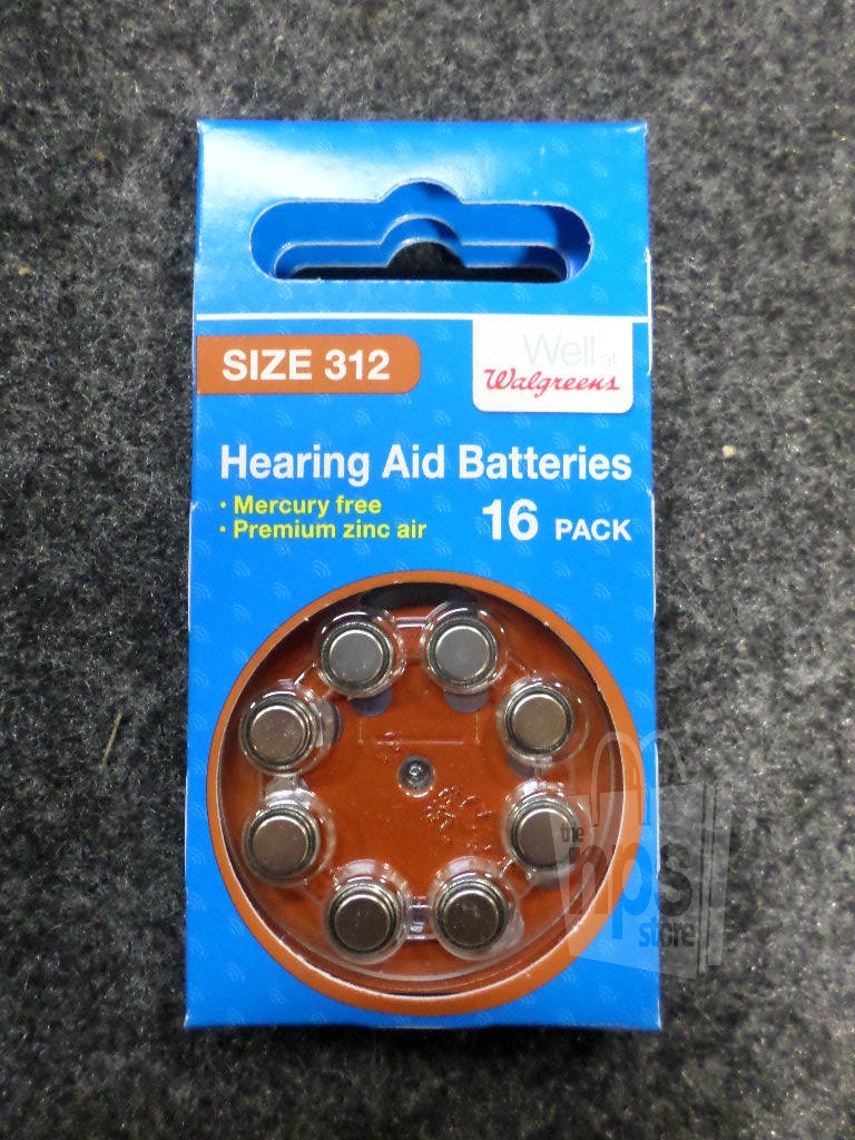 Lot Of 5 Walgreens 463770 16ct 312 Hearing Aid Batteries 145v 112018 New Ebay 1281