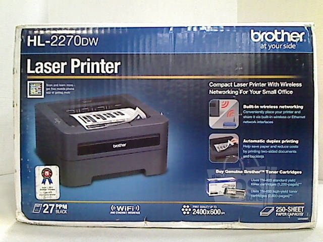 Brother Hl 2270dw Monochrome Wireless Laser Printer New Ebay 7272